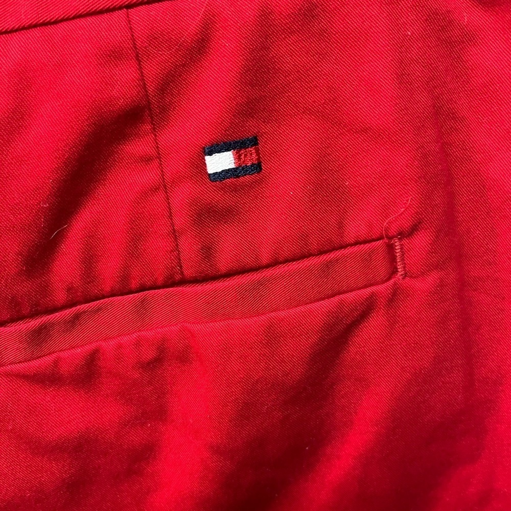 Tommy Hilfiger Red Women's Golf Shorts - Picture 3 of 4